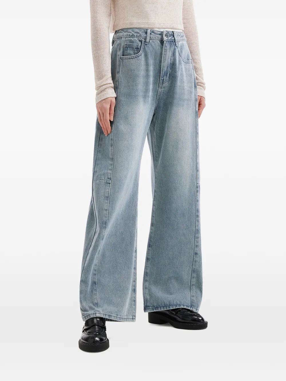  B+ab Five-pocket Jeans - Blue 