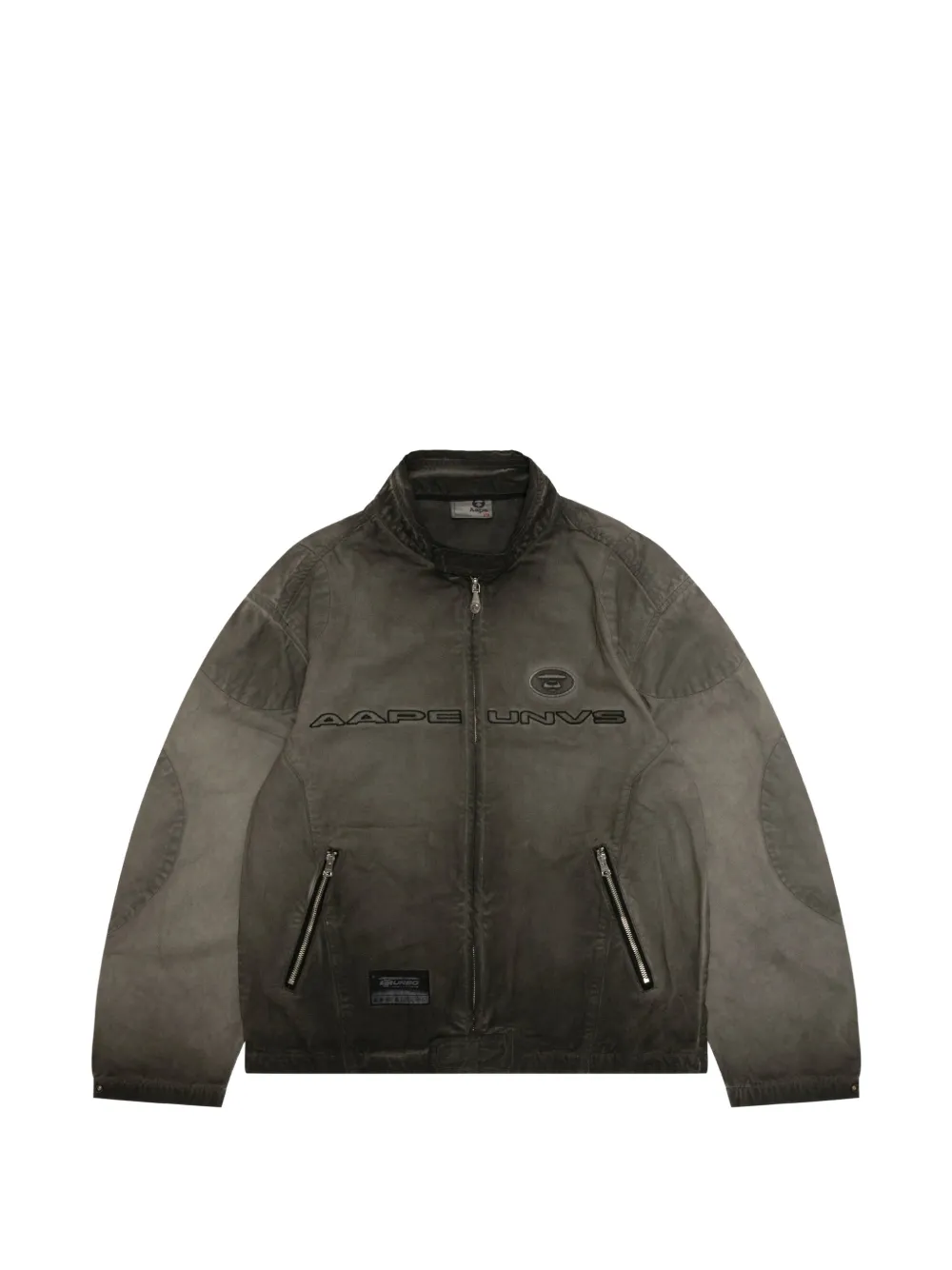 AAPE BY *A BATHING APE Jack met capuchon Grijs