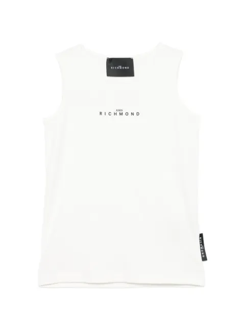 John Richmond Junior logo-print tank top