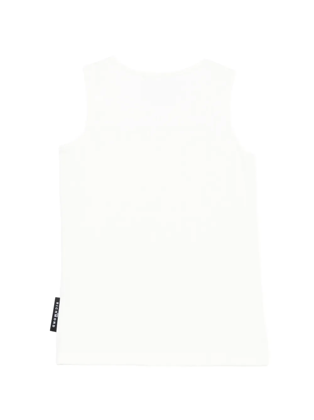 John Richmond Junior Tanktop met logoprint Wit