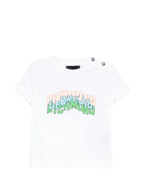 John Richmond Junior playera con estampado gráfico
