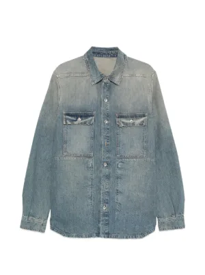 Rick Owens DRKSHDW デニム アウターシャツ | ブルー | FARFETCH JP