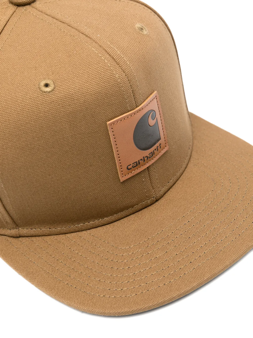  Carhartt Wip Logo-patch Baseball Cap - Brown 