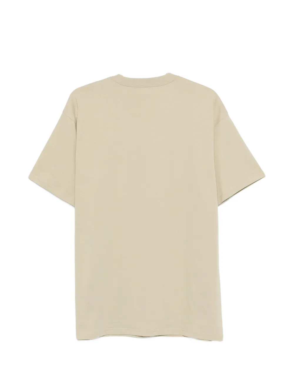 Carhartt WIP Script T-shirt met borduurwerk Beige