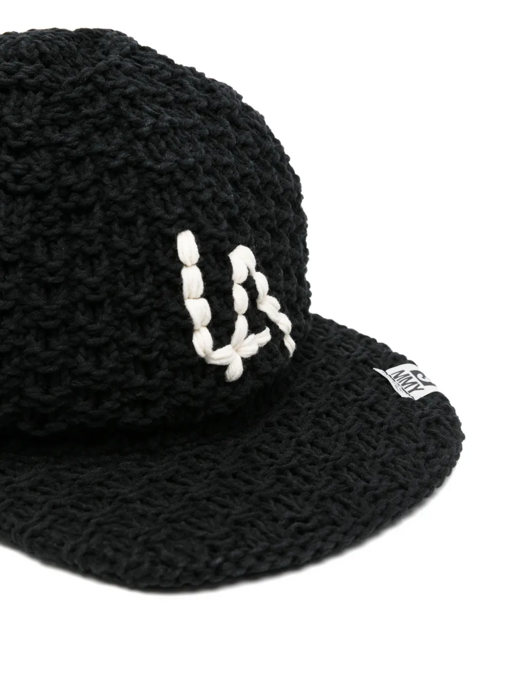  Maison Mihara Yasuhiro La Embroidered Hat - Black 