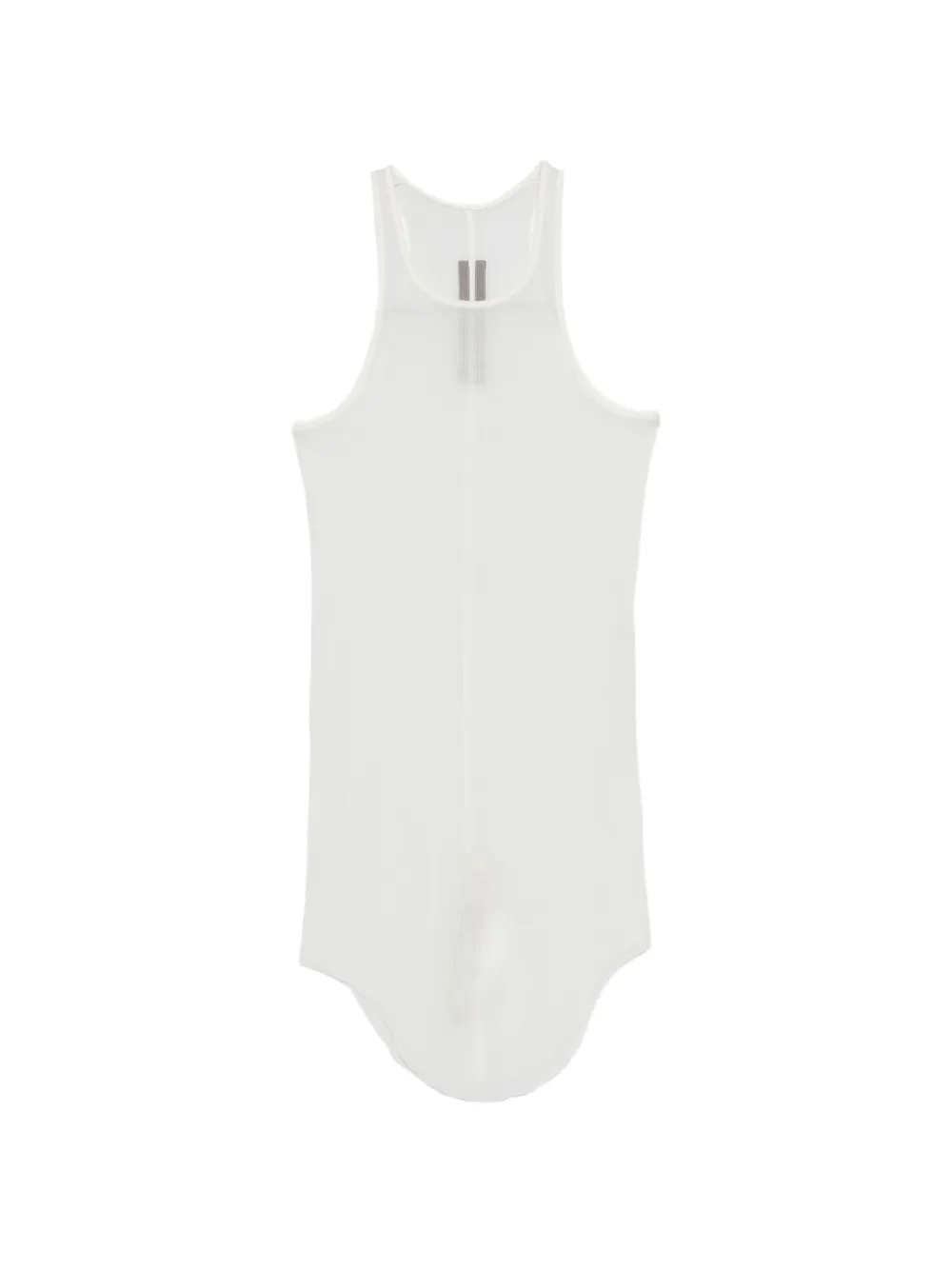 Rick Owens ribbed-knit tank top - Bianco