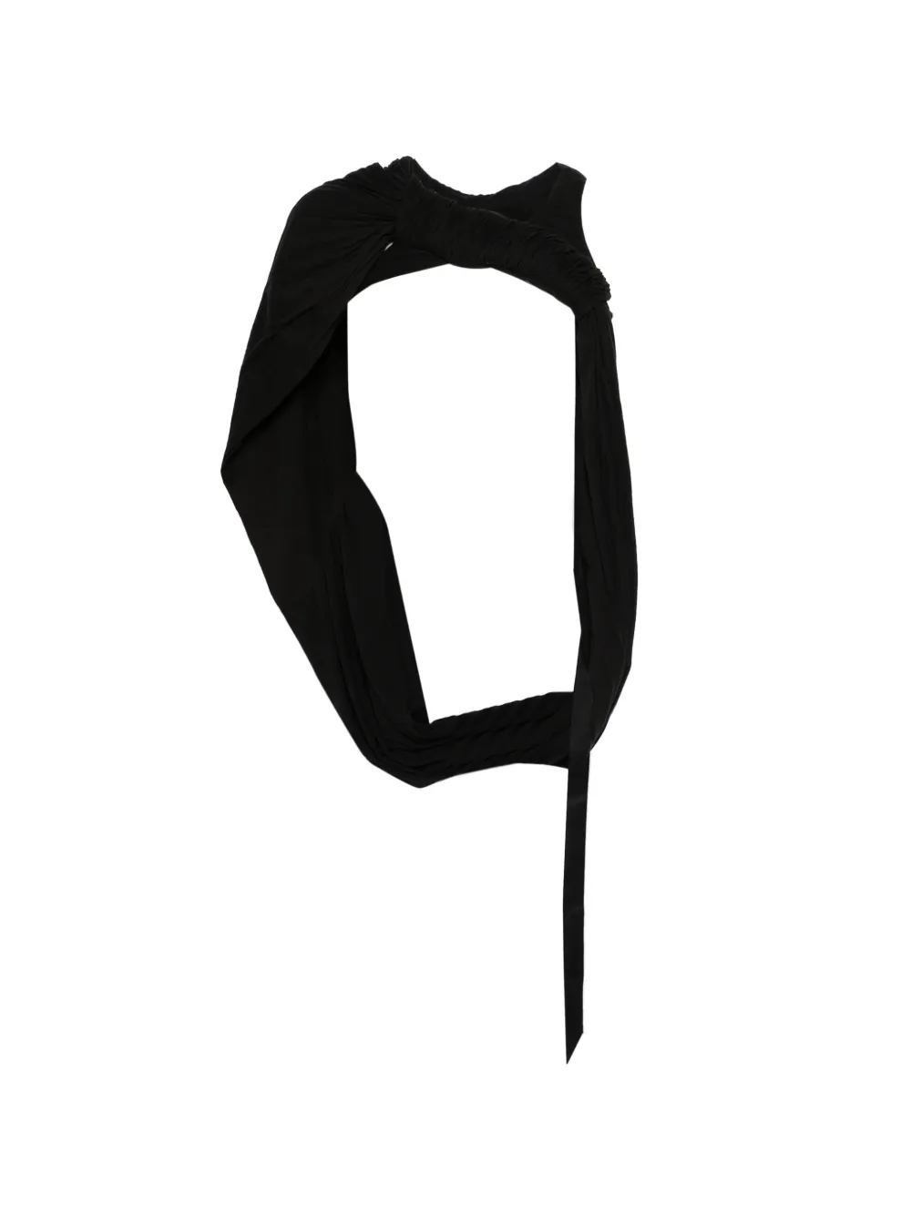 Rick Owens DRKSHDW gathered top - Nero