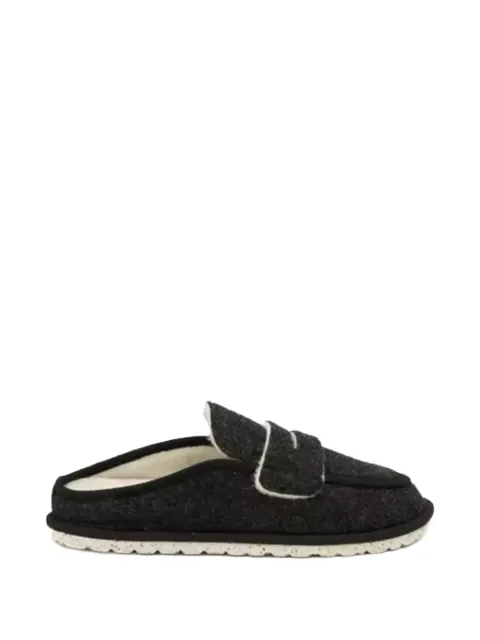 LOWENWEISS Mokka Outdoor penny-strap mules