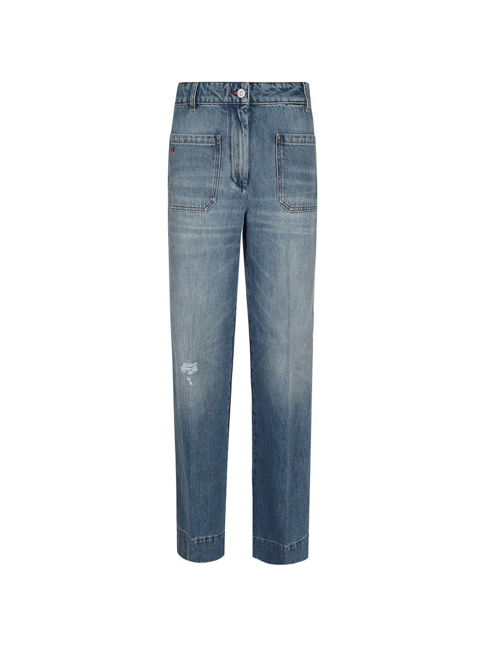 Victoria Beckham ripped jeans - Blu