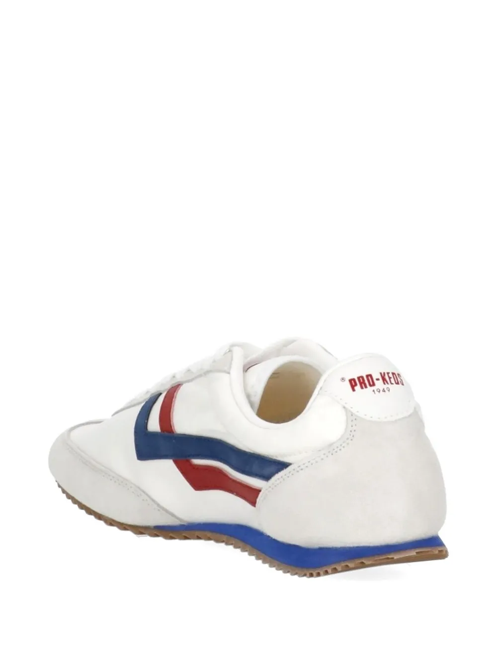 Pro-Keds Racer 77 gestreepte sneakers Wit