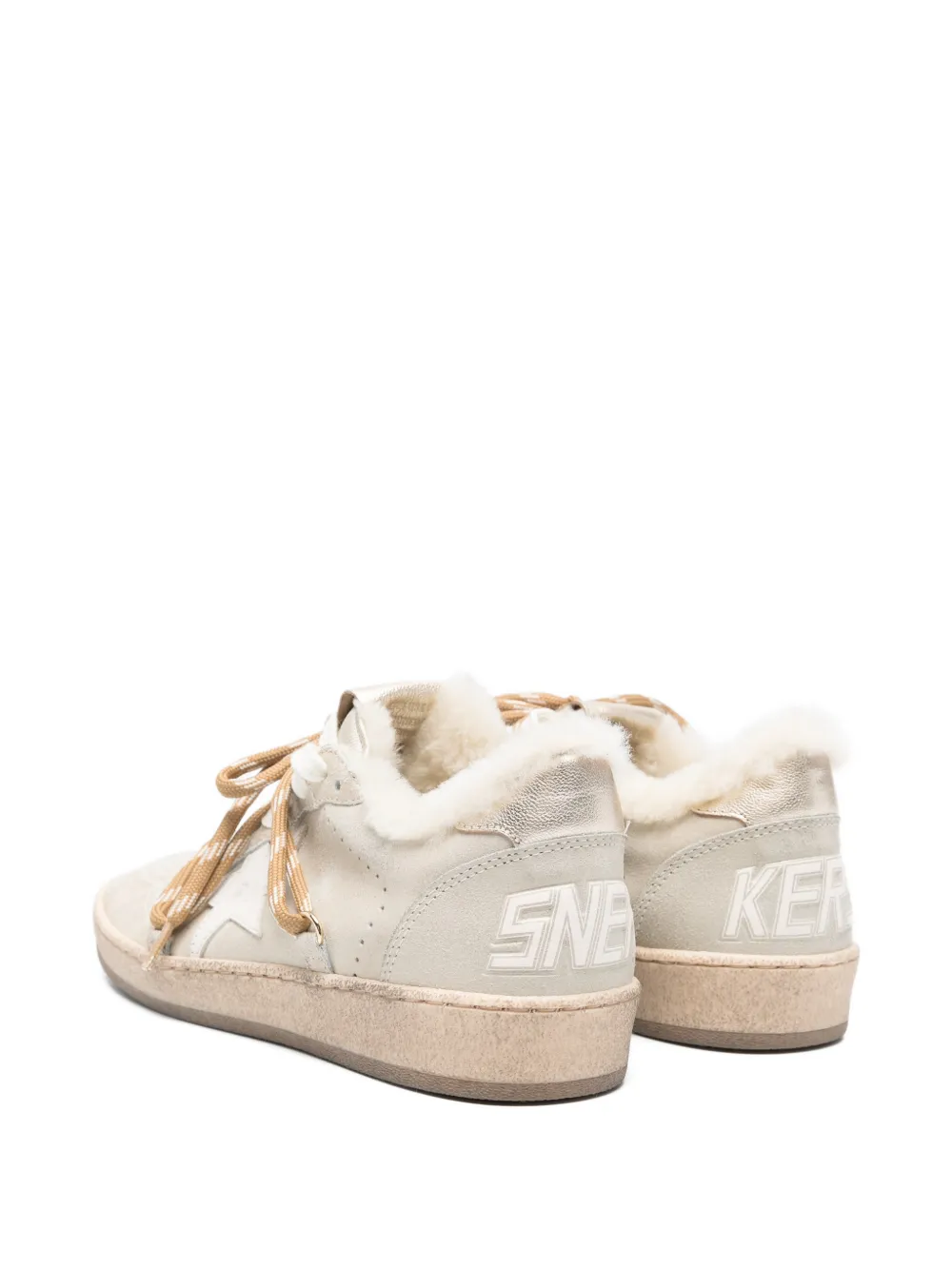 Golden Goose Ball Star sneakers met sterpatch Beige
