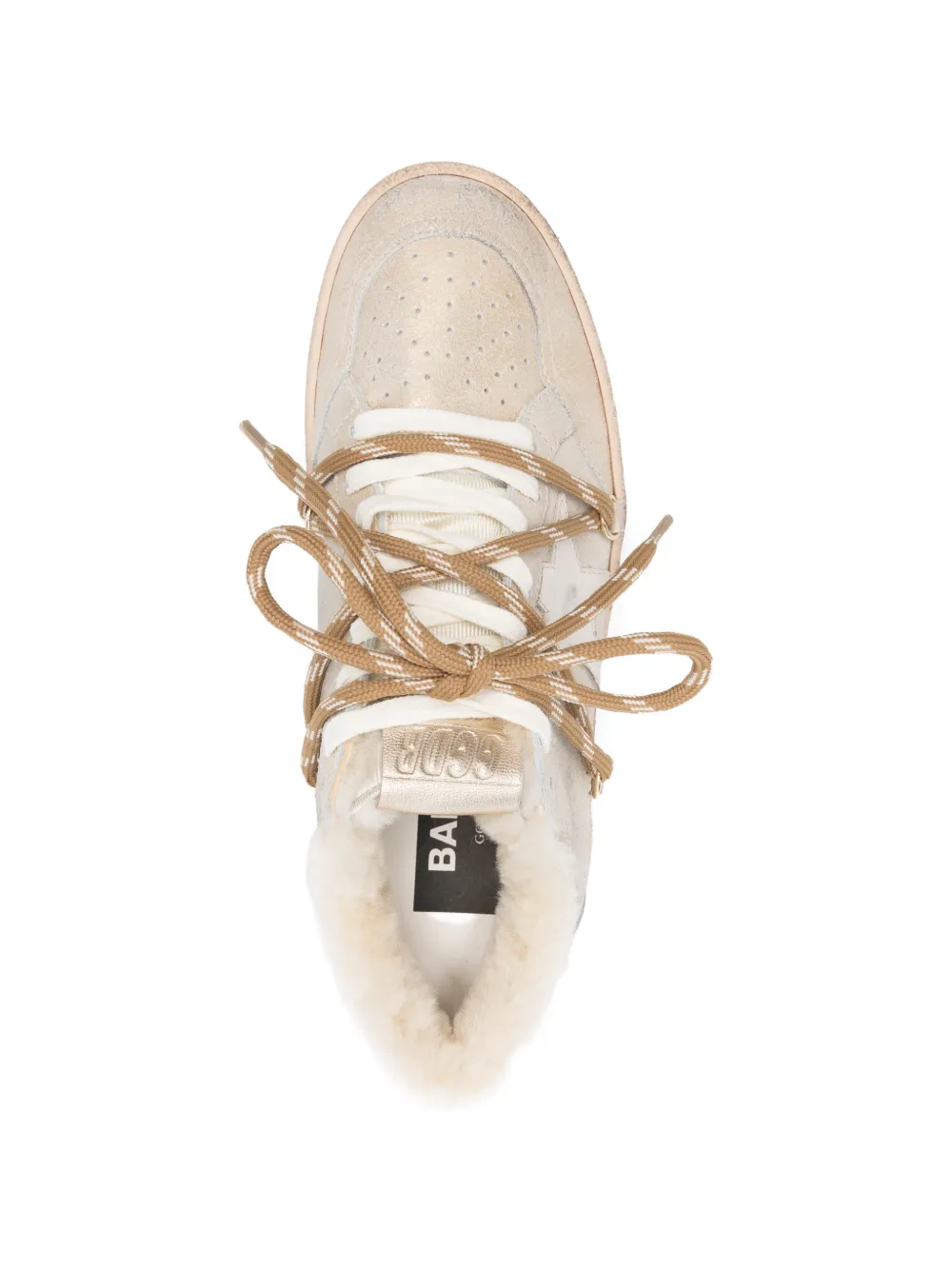 Golden Goose Ball Star sneakers met sterpatch Beige