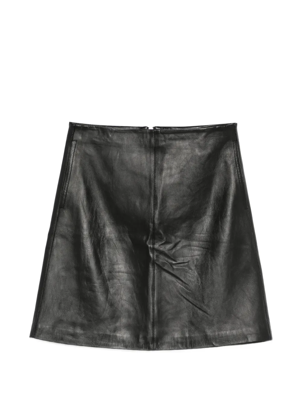 Liviana Conti Fabienne leather mini skirt - Nero