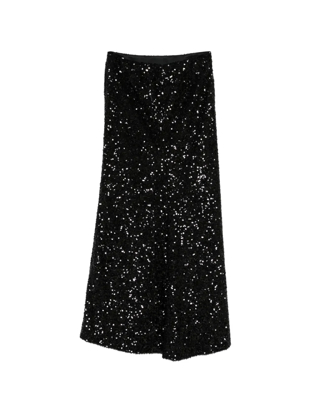  Nº21 Sequin-embellished Maxi Skirt - Black 