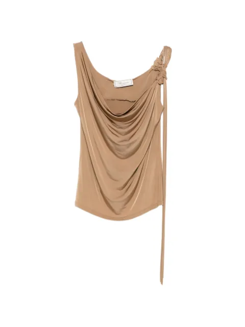 Blumarine cowl flower top