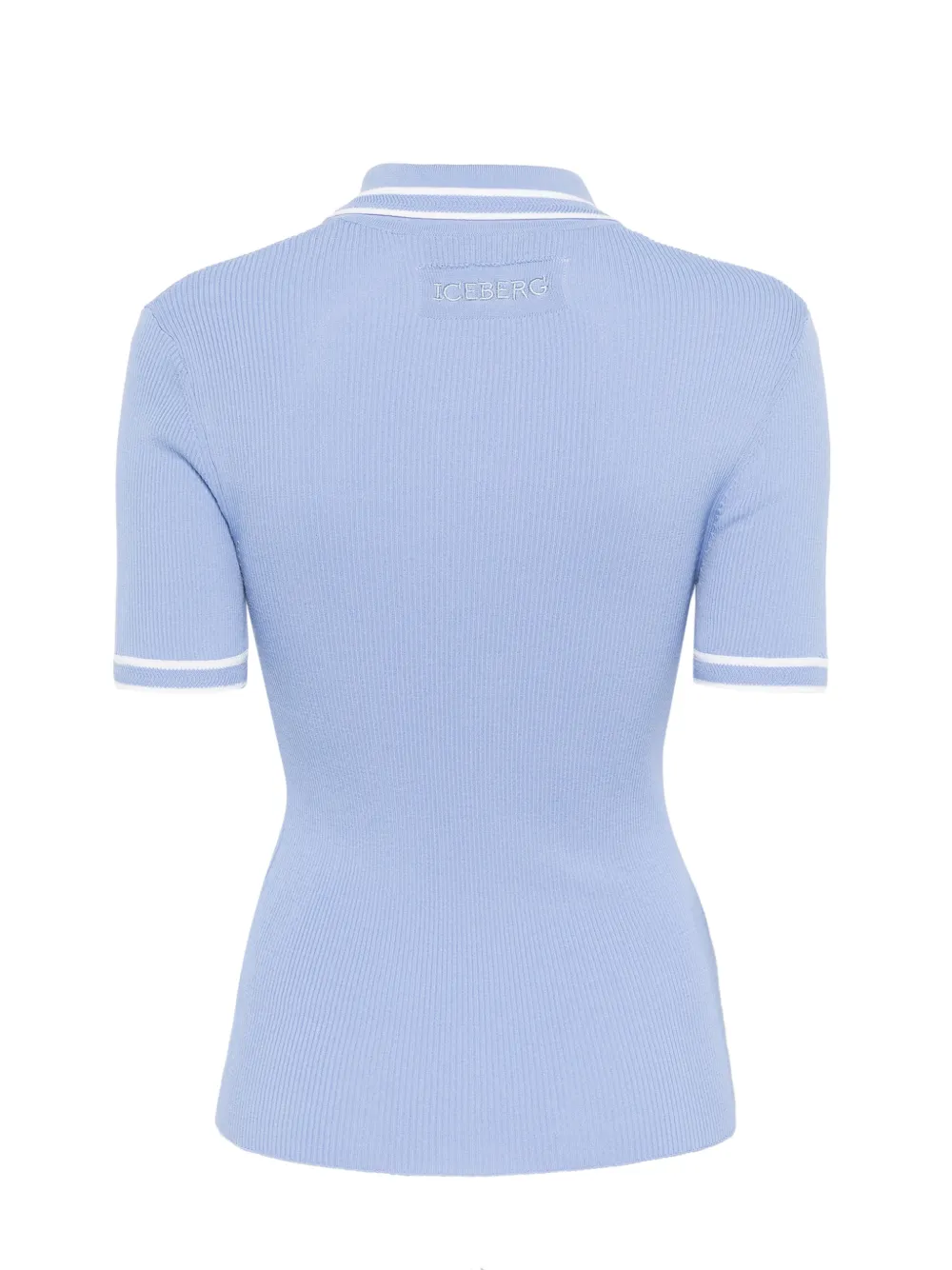 Ribbed Trim Polo