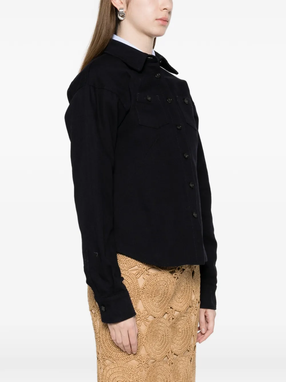 Nº21 Buttoned Pocket Shirt - Blue 