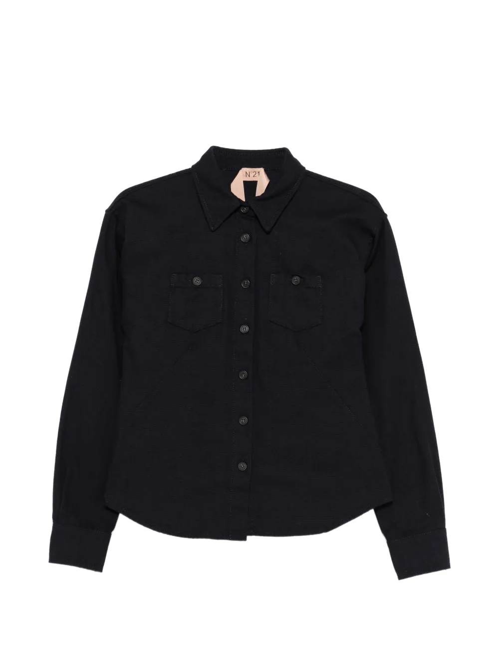 Nº21 buttoned pocket shirt - Blu