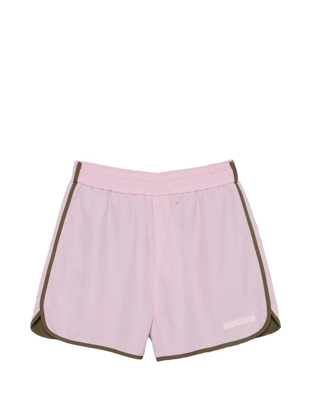 Iceberg Shorts con applicazione logo - Rosa