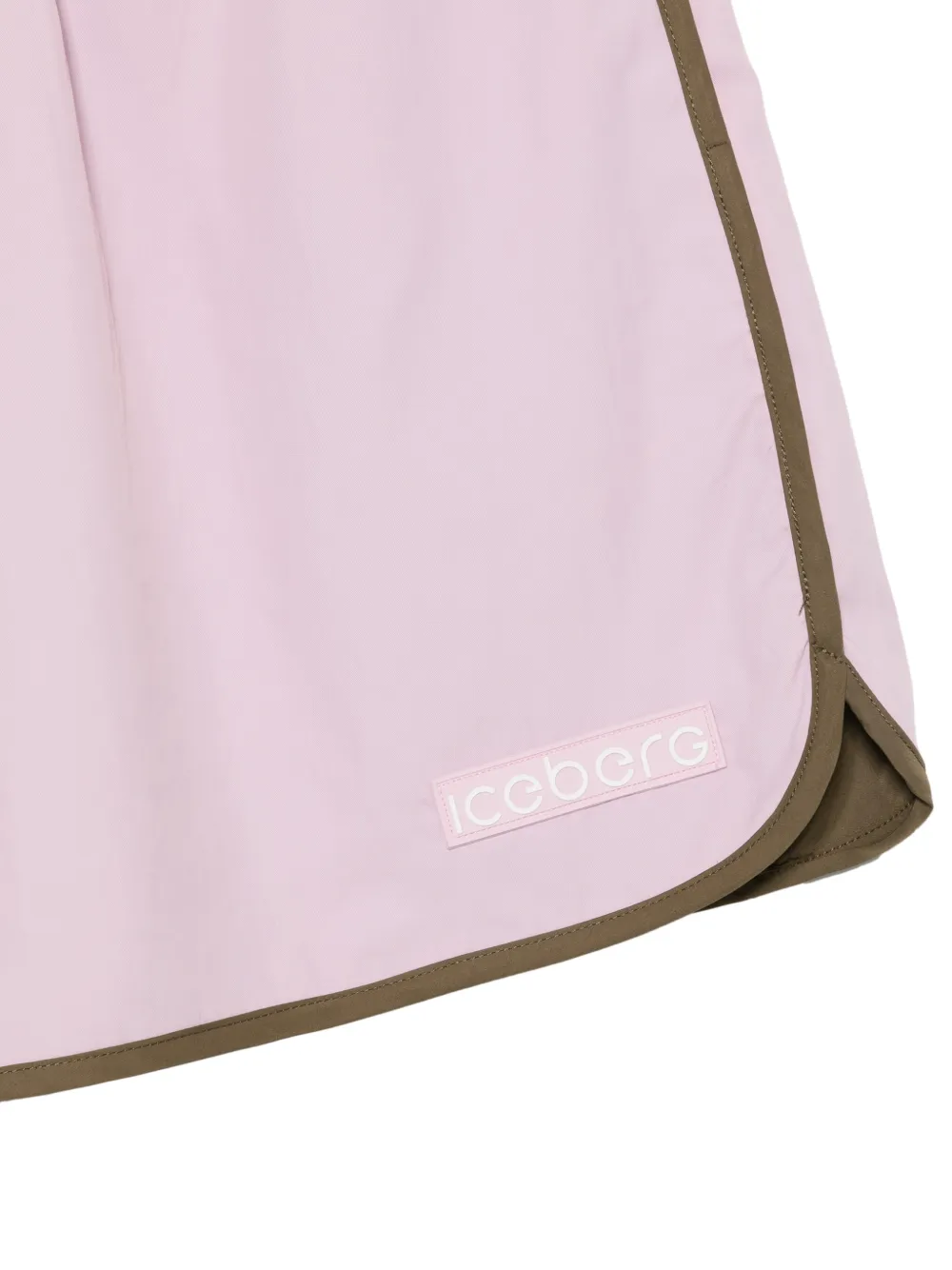  Iceberg Logo-patch Shorts - Pink 