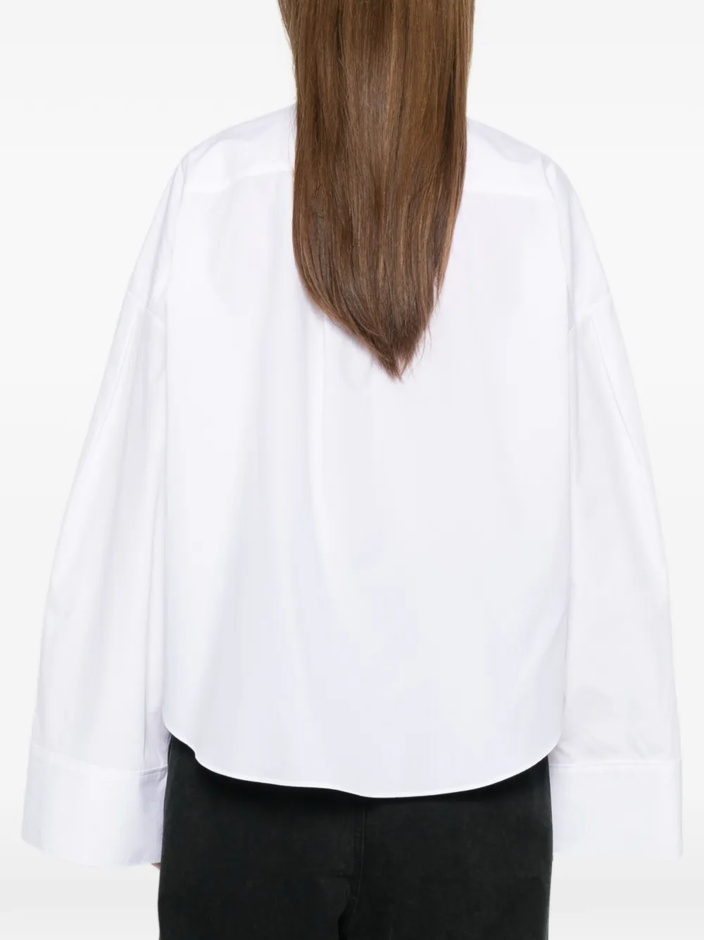 Blumarine Popeline blouse Wit