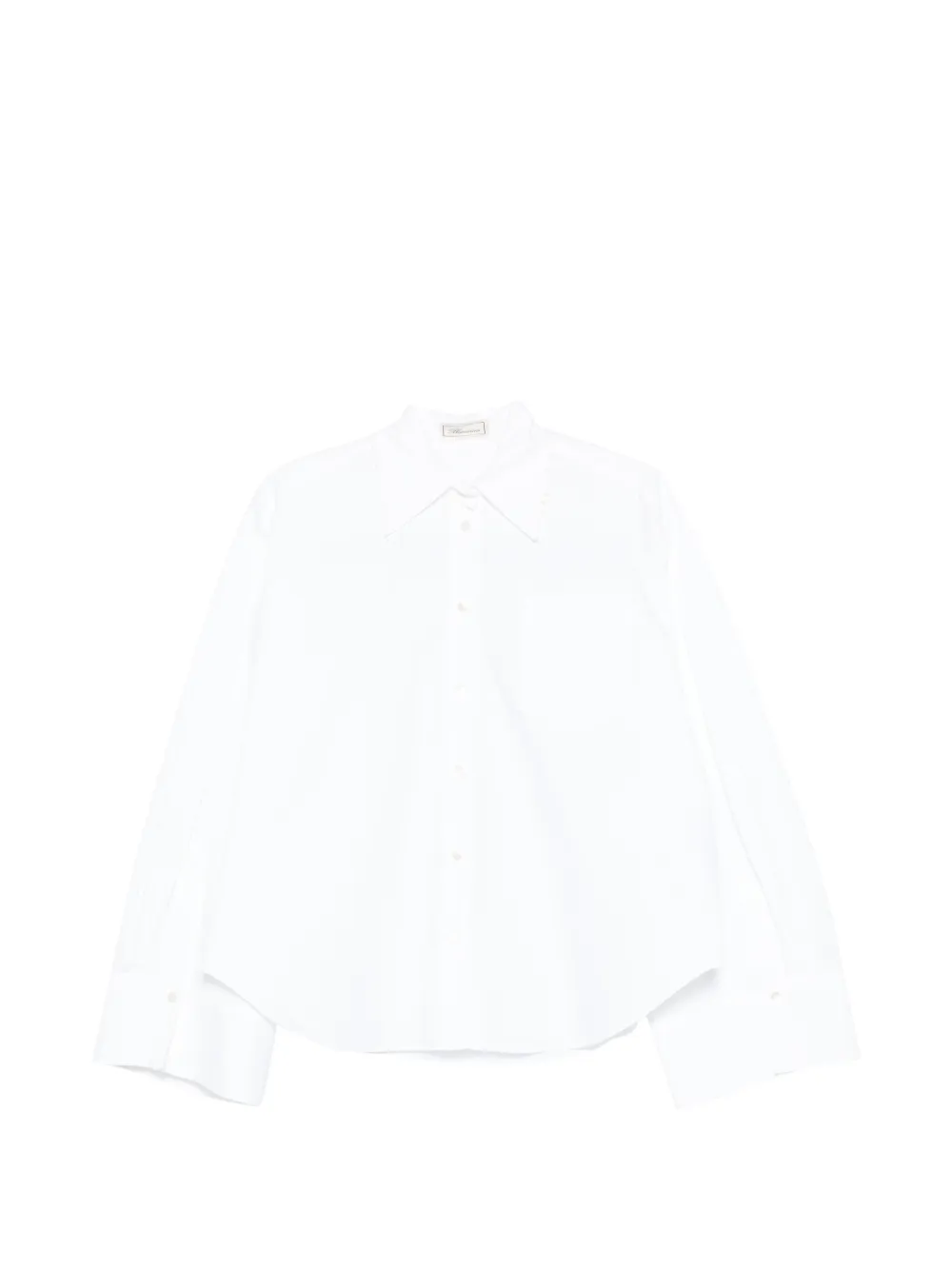 Blumarine popeline shirt - Bianco