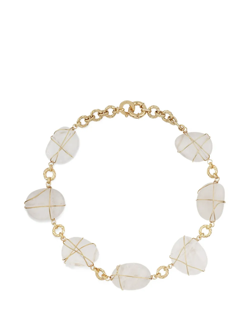 Gas Bijoux Rainbow gemstone-embellished necklace - Oro