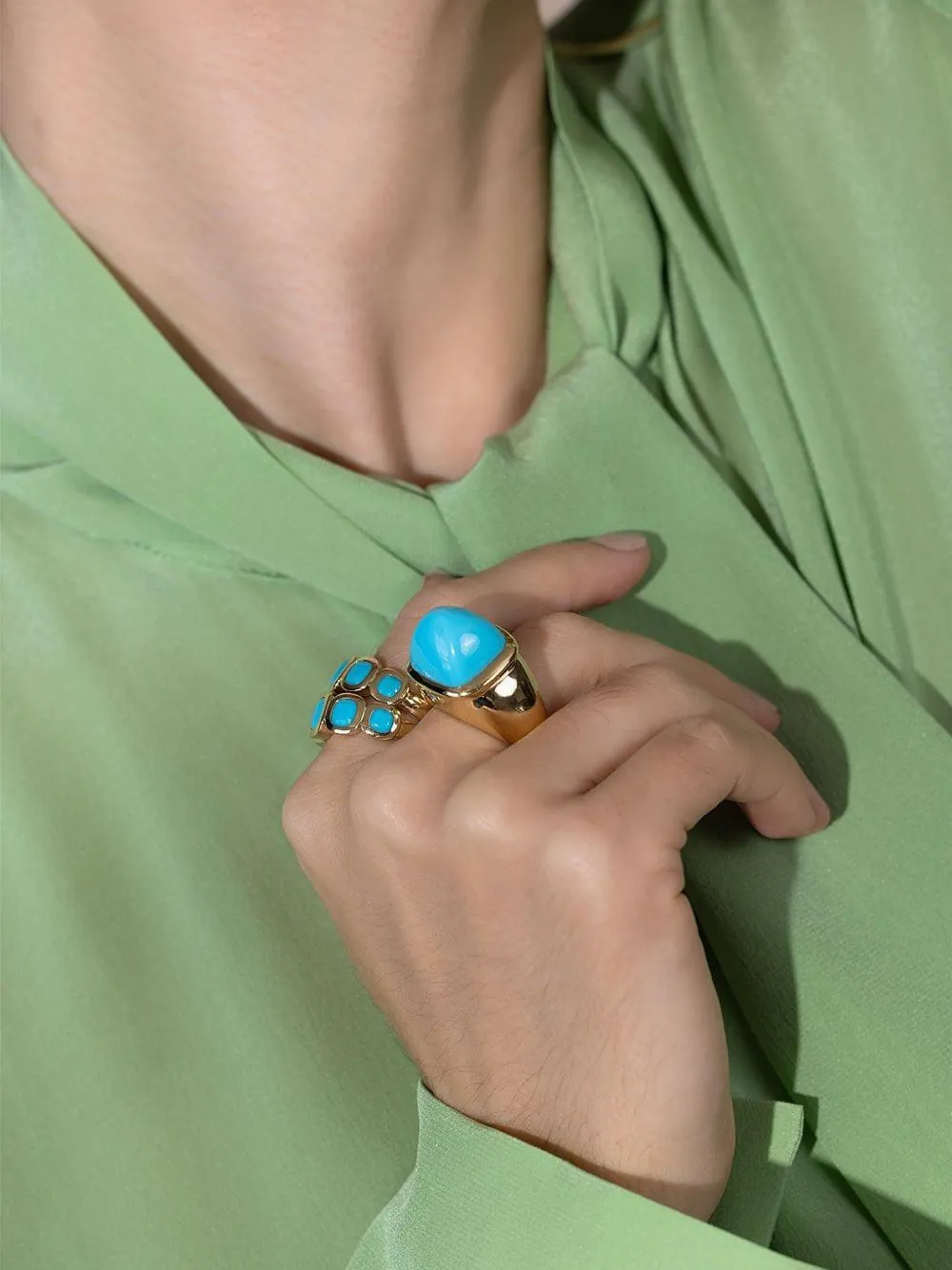 Sugar Loaf Turquoise Ring