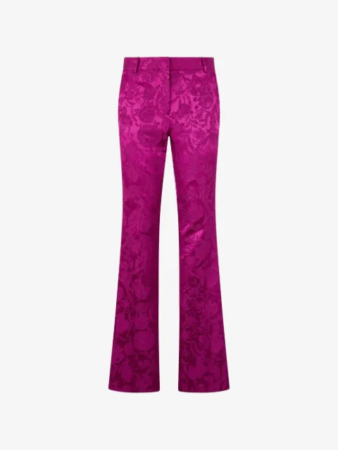 Roberto Cavalli pantalon évasé Florentine à fleurs