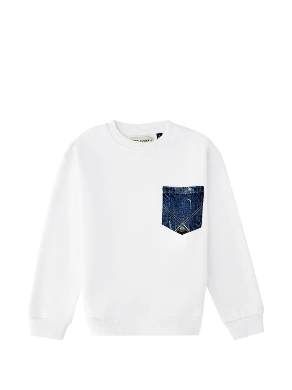Roy Rogers Kids pocket sweatshirt - Bianco
