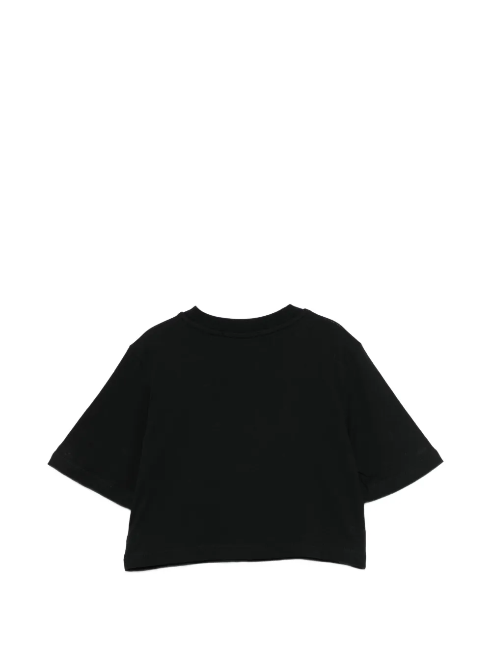 MSGM Kids T-shirt met logo Zwart
