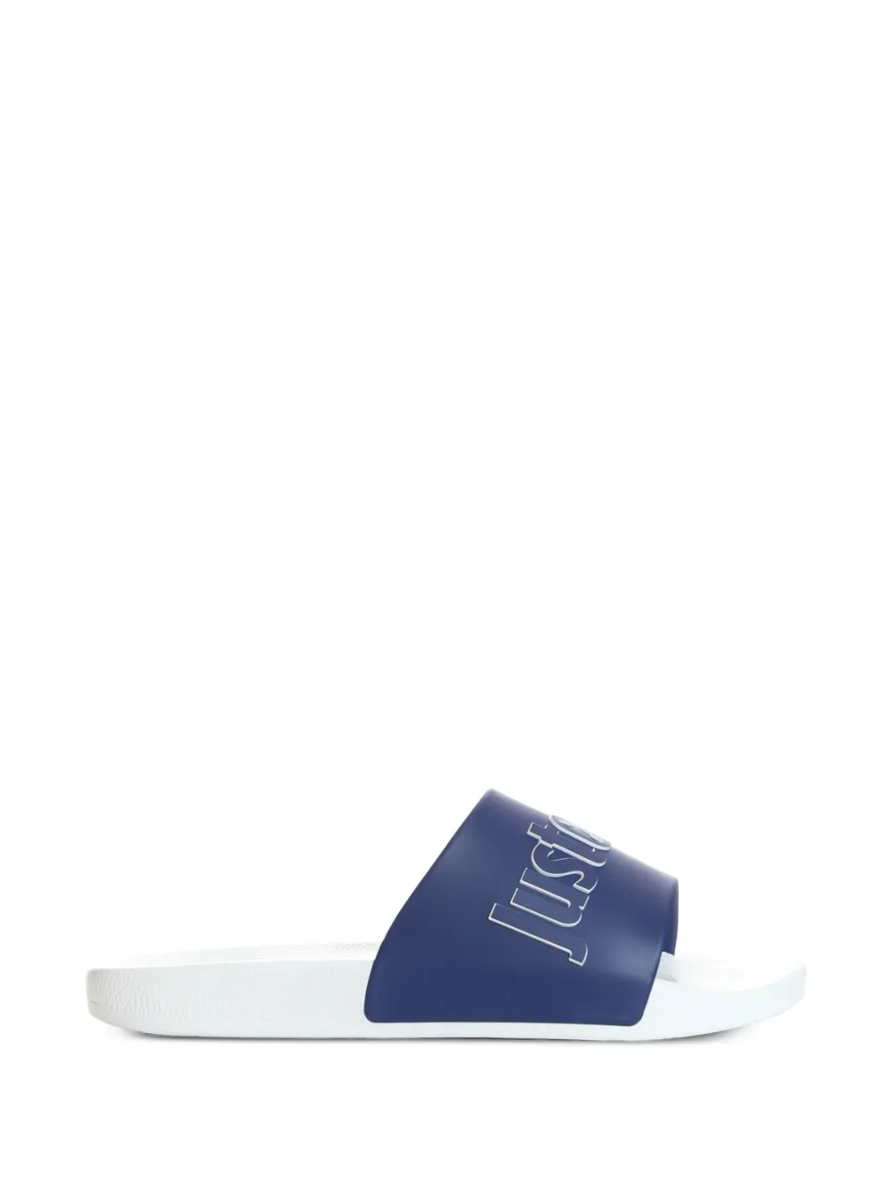 Just Cavalli Sandali slides con logo - Bianco