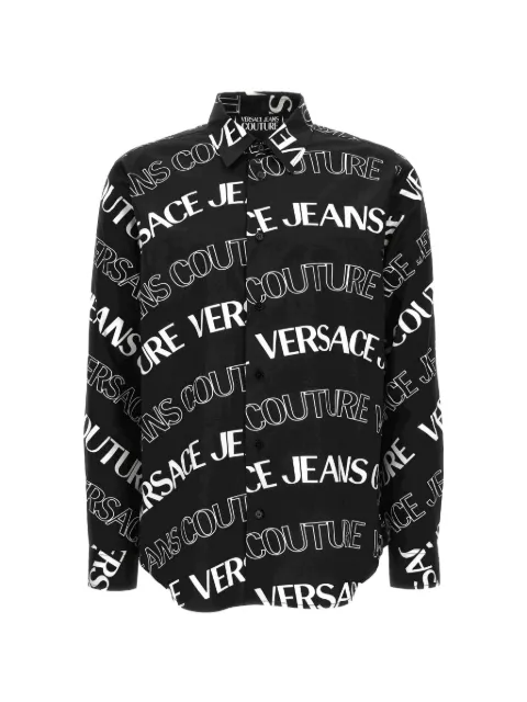 Versace Jeans Couture 로고 프린트 셔츠