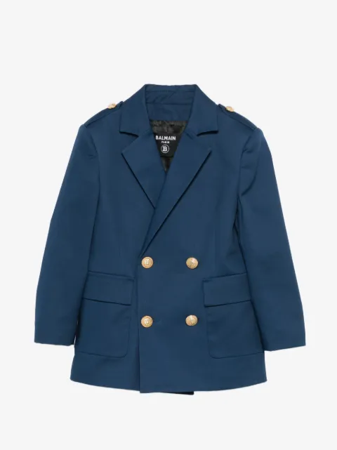 Balmain Kids blazer con doble botonadura