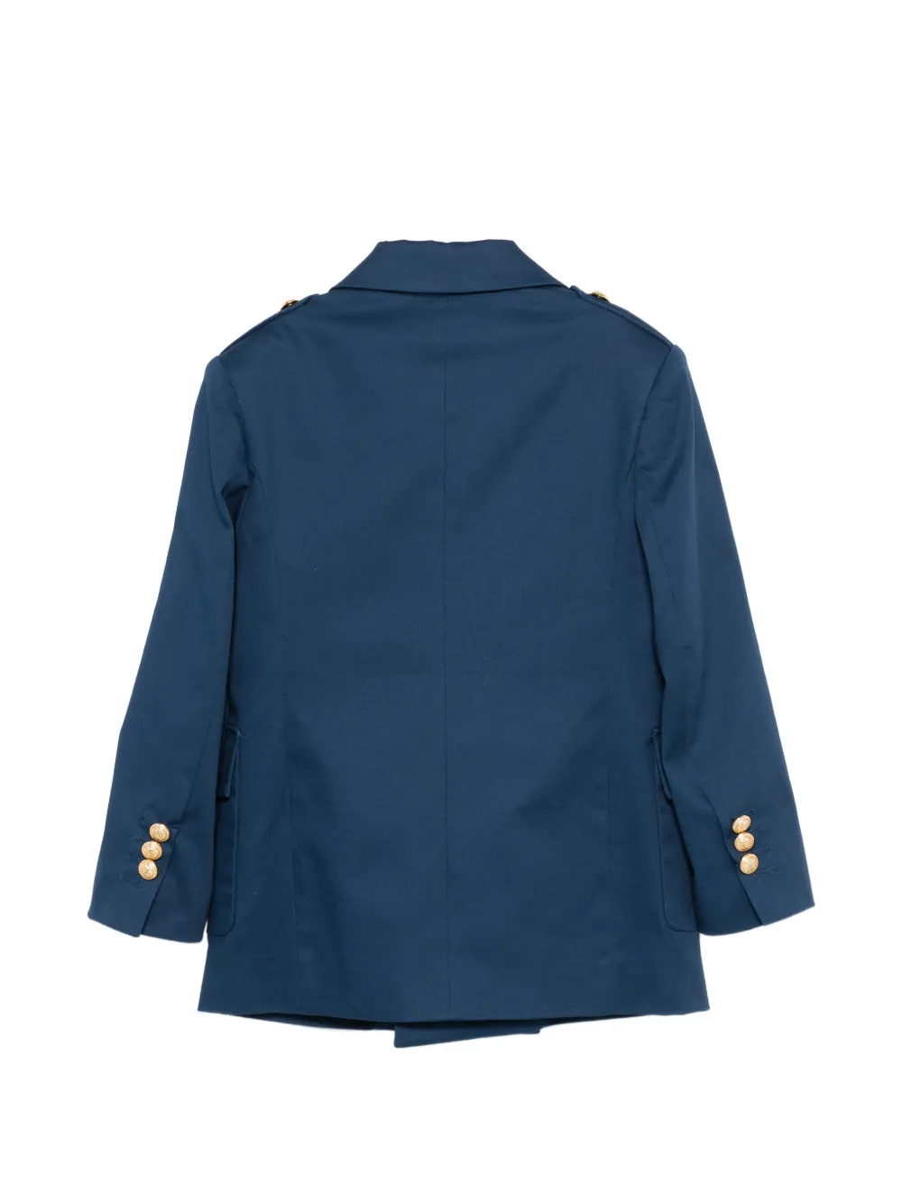  Balmain Kids Buttoned Double-breasted Blazer - Blue 