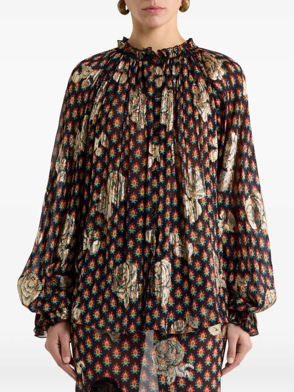 ETRO Shirt met lange mouwen Zwart