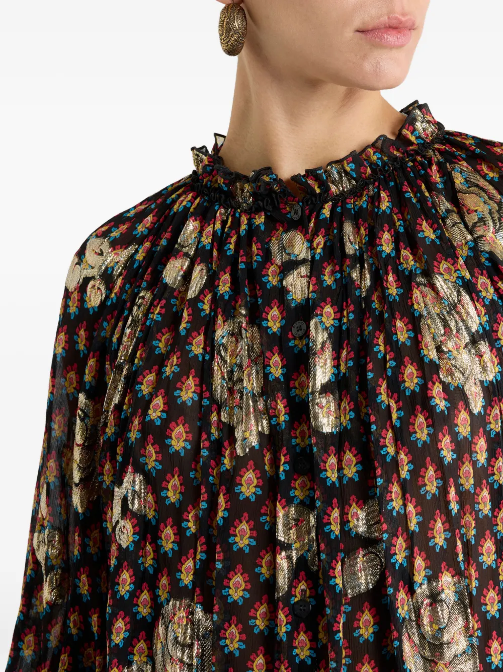 ETRO Shirt met lange mouwen Zwart