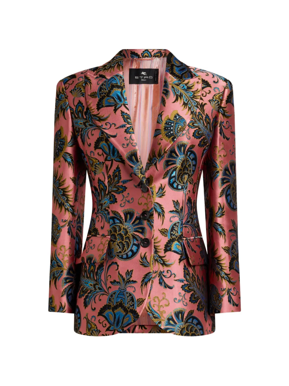 ETRO floral jacquard blazer - Pink