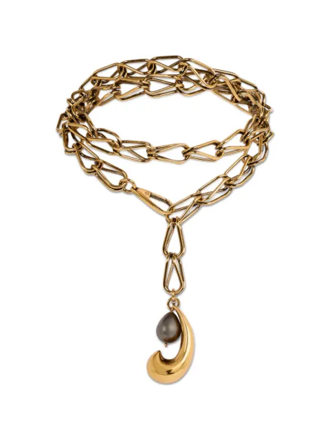 ETRO paisleymönstrat pärlhalsband