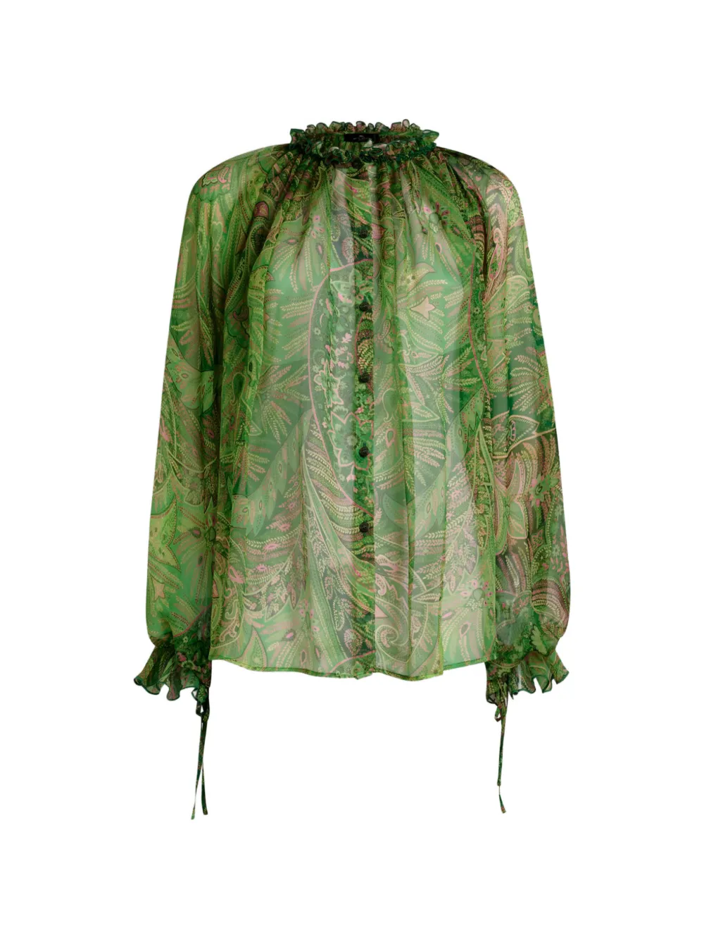 ETRO Camicia con stampa paisley - Verde