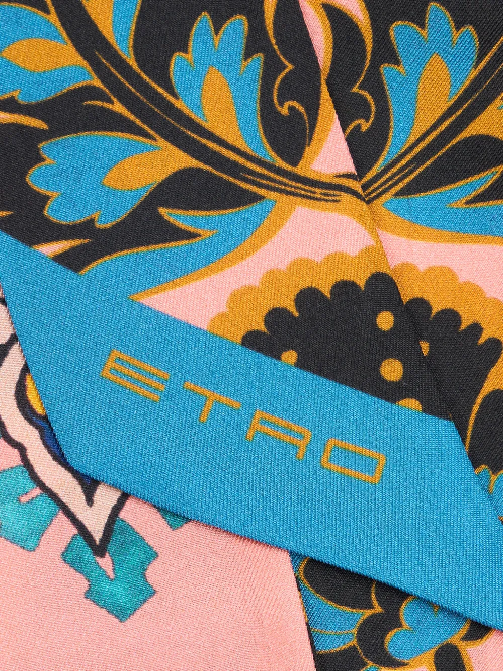 ETRO Sjaal met paisley- en bloemenprint Roze