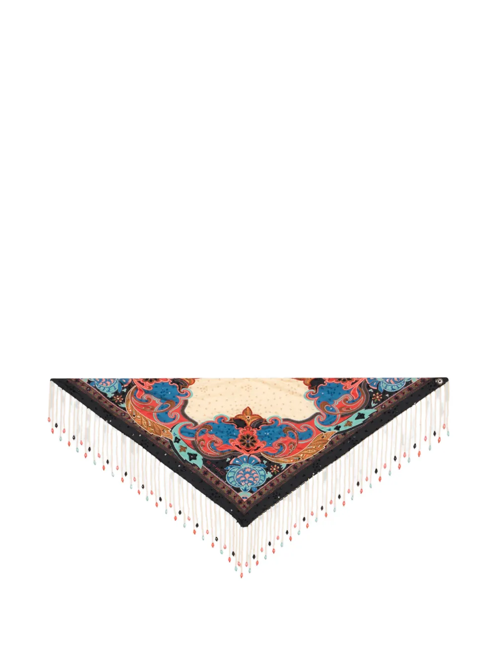 ETRO Foulard con frange - Nero