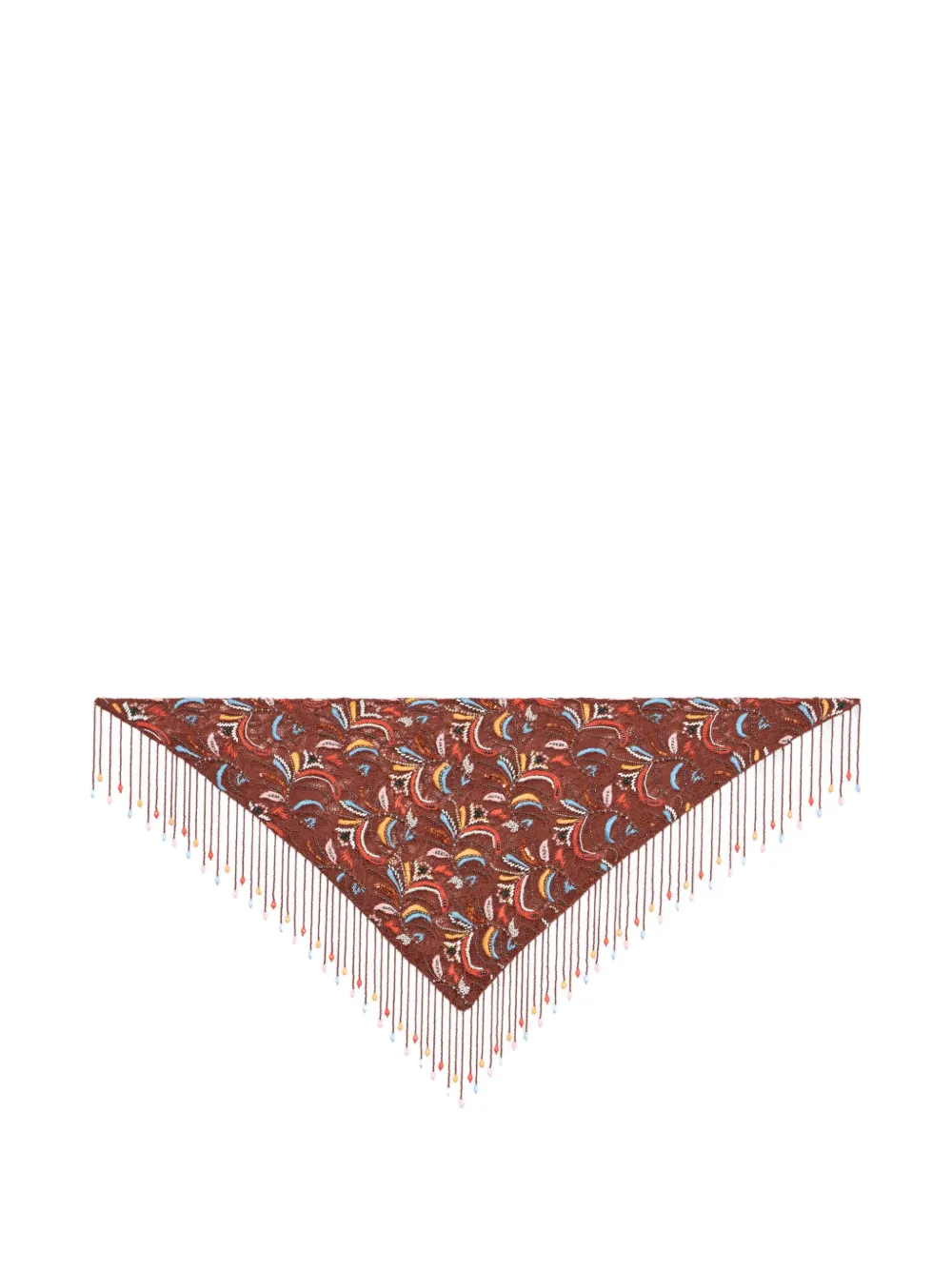 ETRO Foulard con perline - Marrone