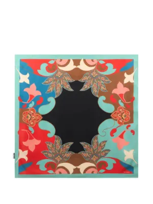 DRIES VAN NOTEN シルクスカーフ | ブラック | FARFETCH JP