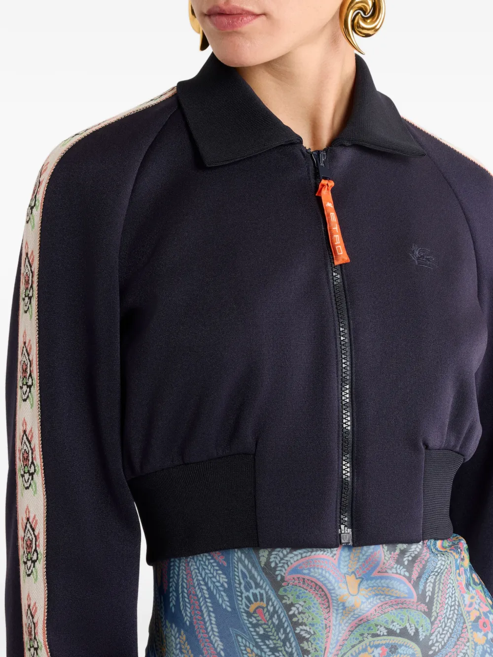 ETRO Sweater met rits Blauw