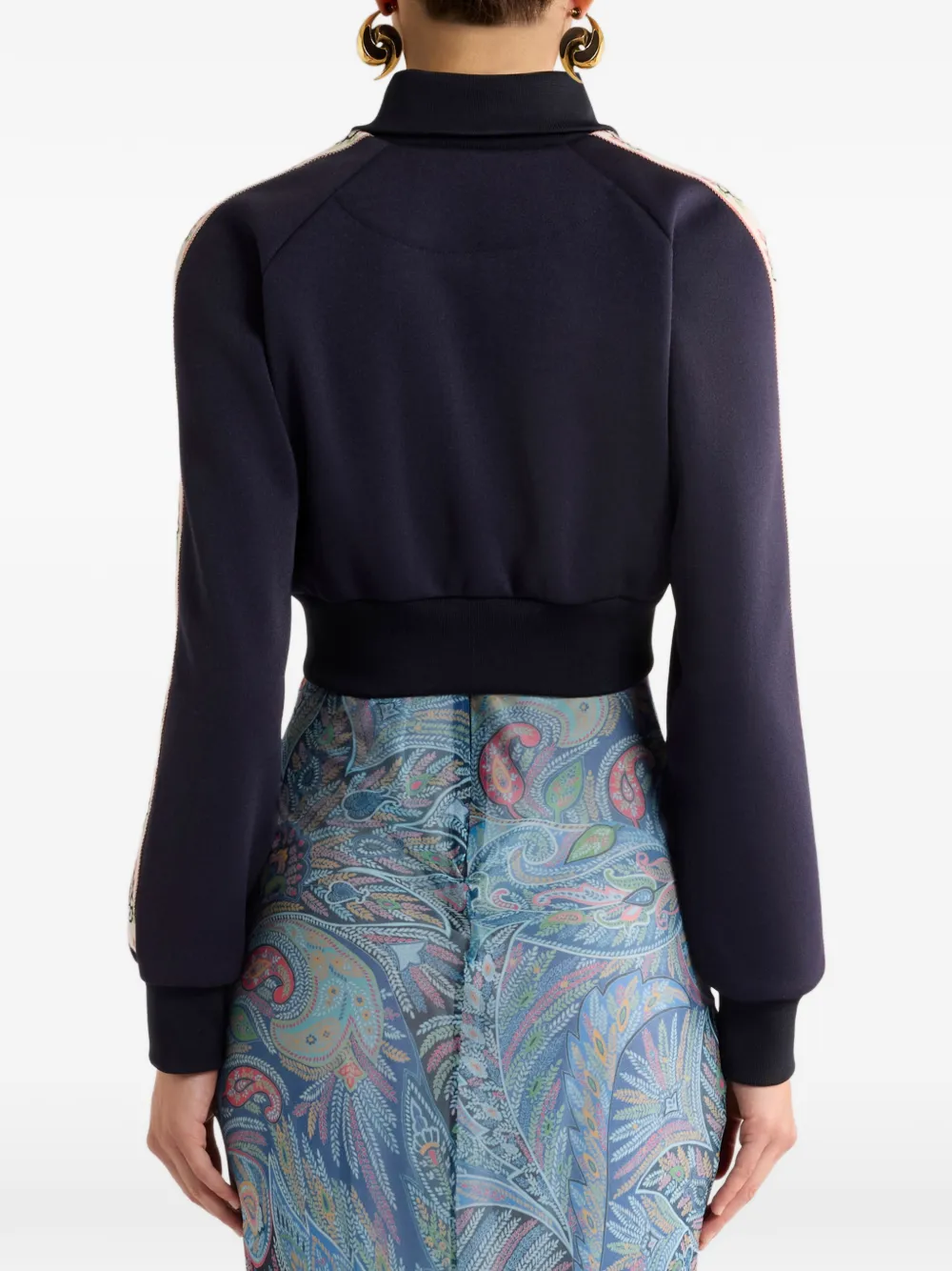 ETRO Sweater met rits Blauw