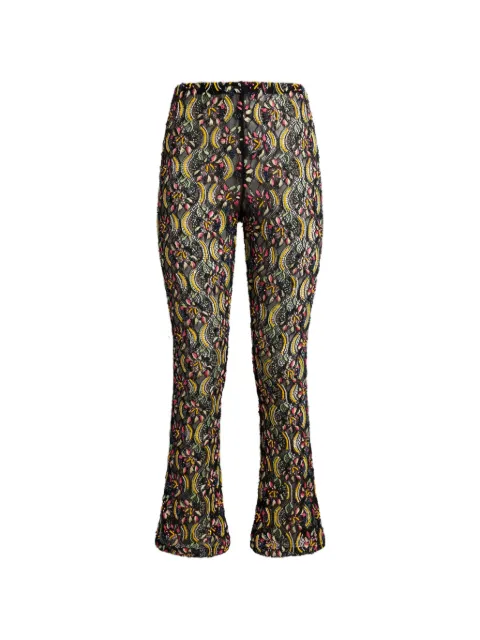 ETRO lace bead sequin trousers