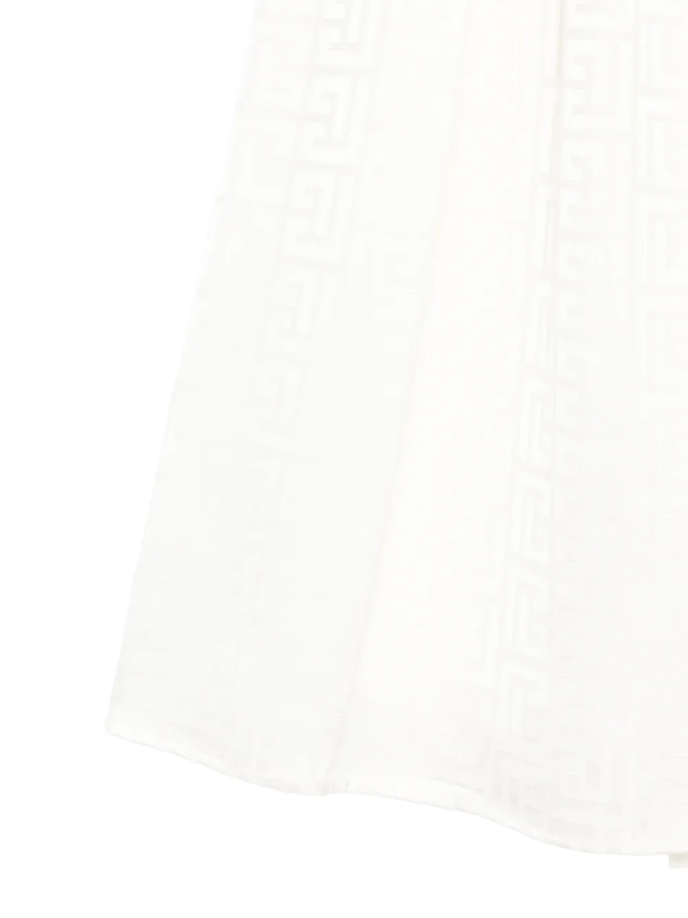  Balmain Kids Geometric Pattern Skirt - Neutrals 