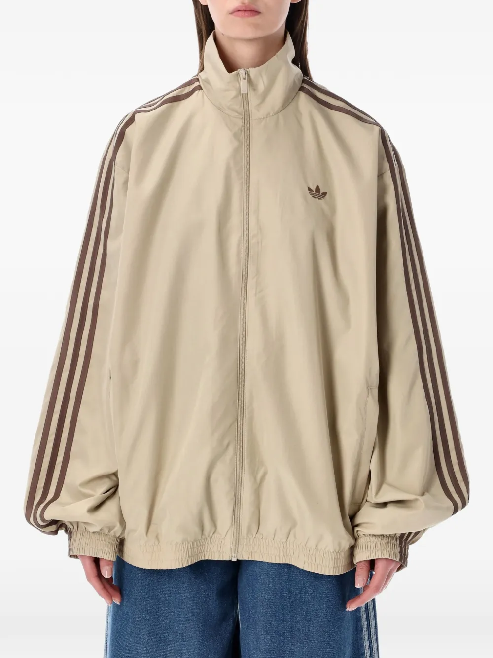 adidas Firebird oversized jacket - Toni neutri