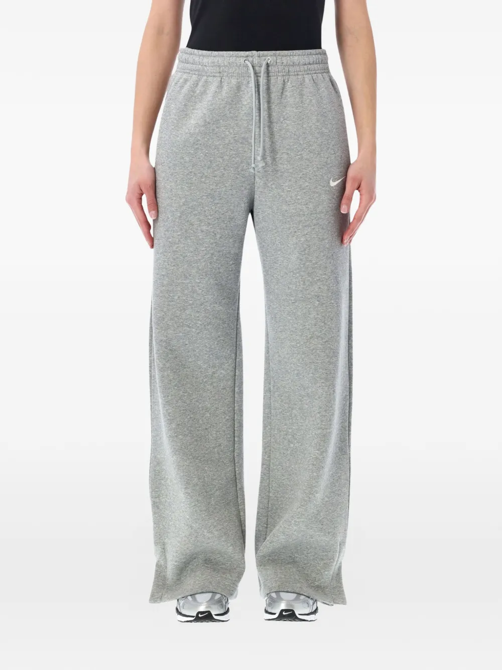 Nike logo-detail wide-leg-fit track pants - Grigio